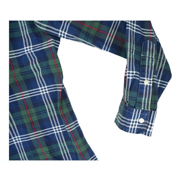Polo Ralph Lauren‎ Classic Fit Plaid Oxford Hunter Green Woven Shirt Size Large - Picture 3 of 5